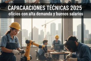 Capacitaciones Técnicas 2025: oficios con alta demanda y buenos salarios