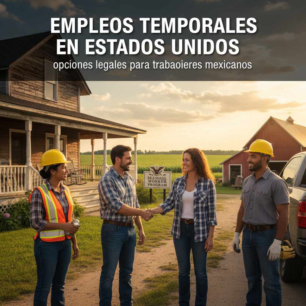 Empleos Temporales en Estados Unidos: opciones legales para trabajadores mexicanos