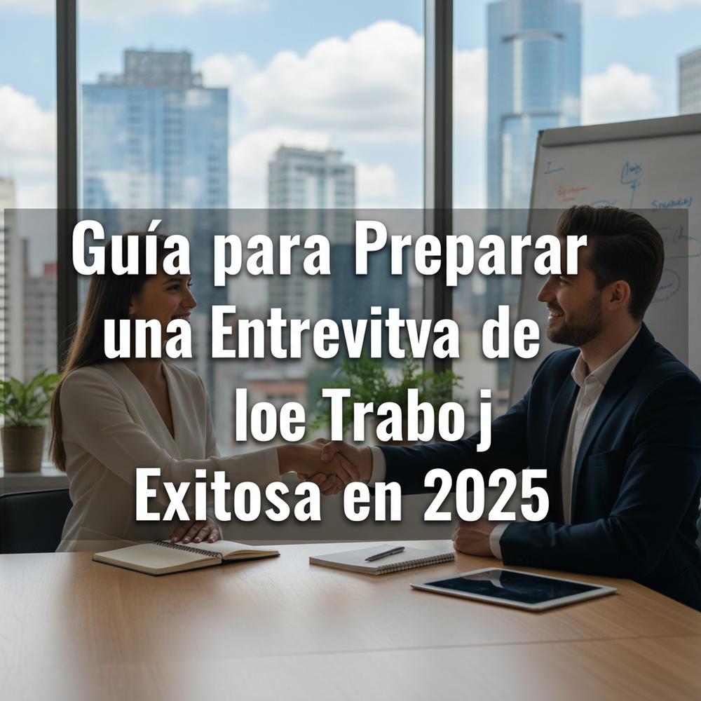 Guía para Preparar una Entrevista de Trabajo Exitosa en 2025