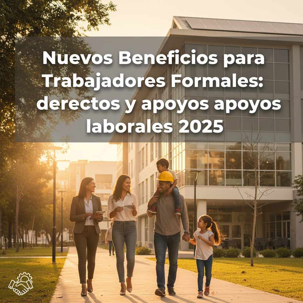 Nuevos Beneficios para Trabajadores Formales: derechos y apoyos laborales 2025