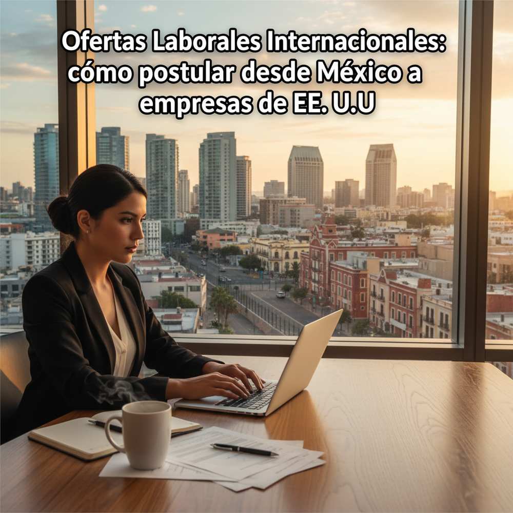 Ofertas Laborales Internacionales: cómo postular desde México a empresas de EE. UU.